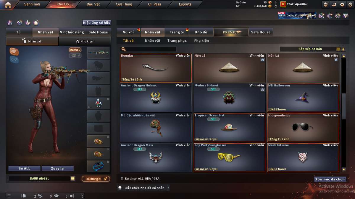 shop acc cf uy tin gia re